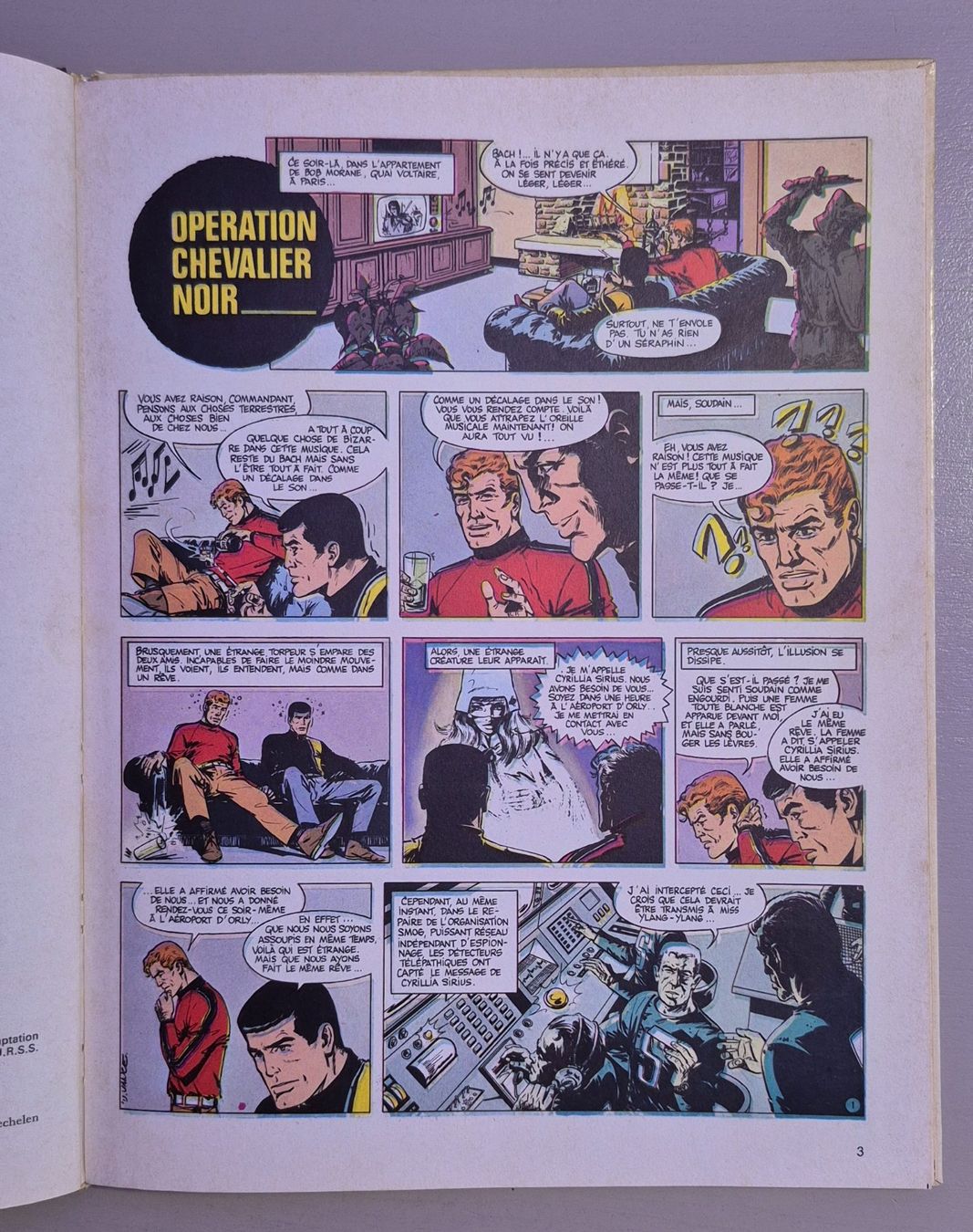 Fumetti: Bob Morane - Opération Chevalier Noir - BD 1970 – Usato da Grand-Lancy venduto da loi_599y 4