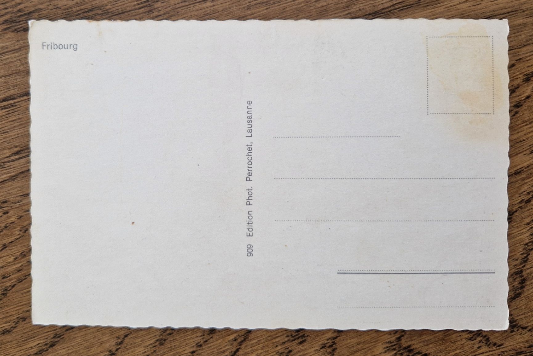 Cartoline postali: Fribourg – Usato da Ebikon venduto da Donar50 1