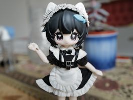 BJD 1/12 Puppe im japanischen Anime Stil Doll