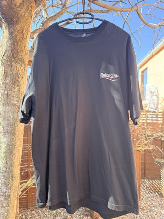T-shirt Balenciaga noir, taille L