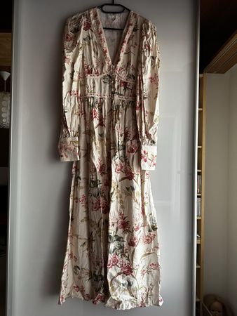 Kleid / Durchgeknöpftes Kleid H&M geblümt Grösse XS neu
