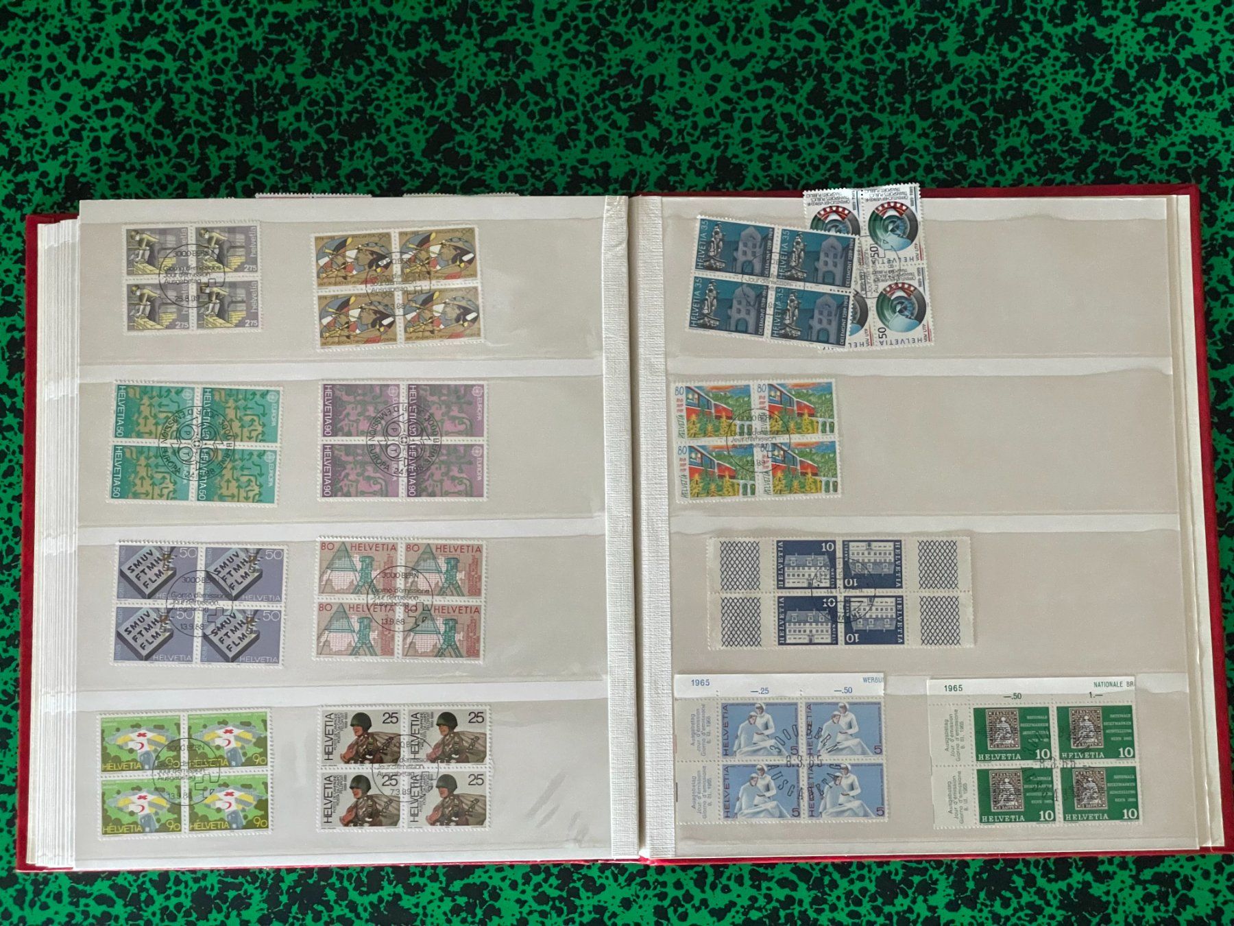 Tous les timbres: Viererblöcke 270 Stück – Neuf (Voir description) à Menzingen par Wlukas 8