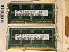 2x 4GB DDR3 RAM