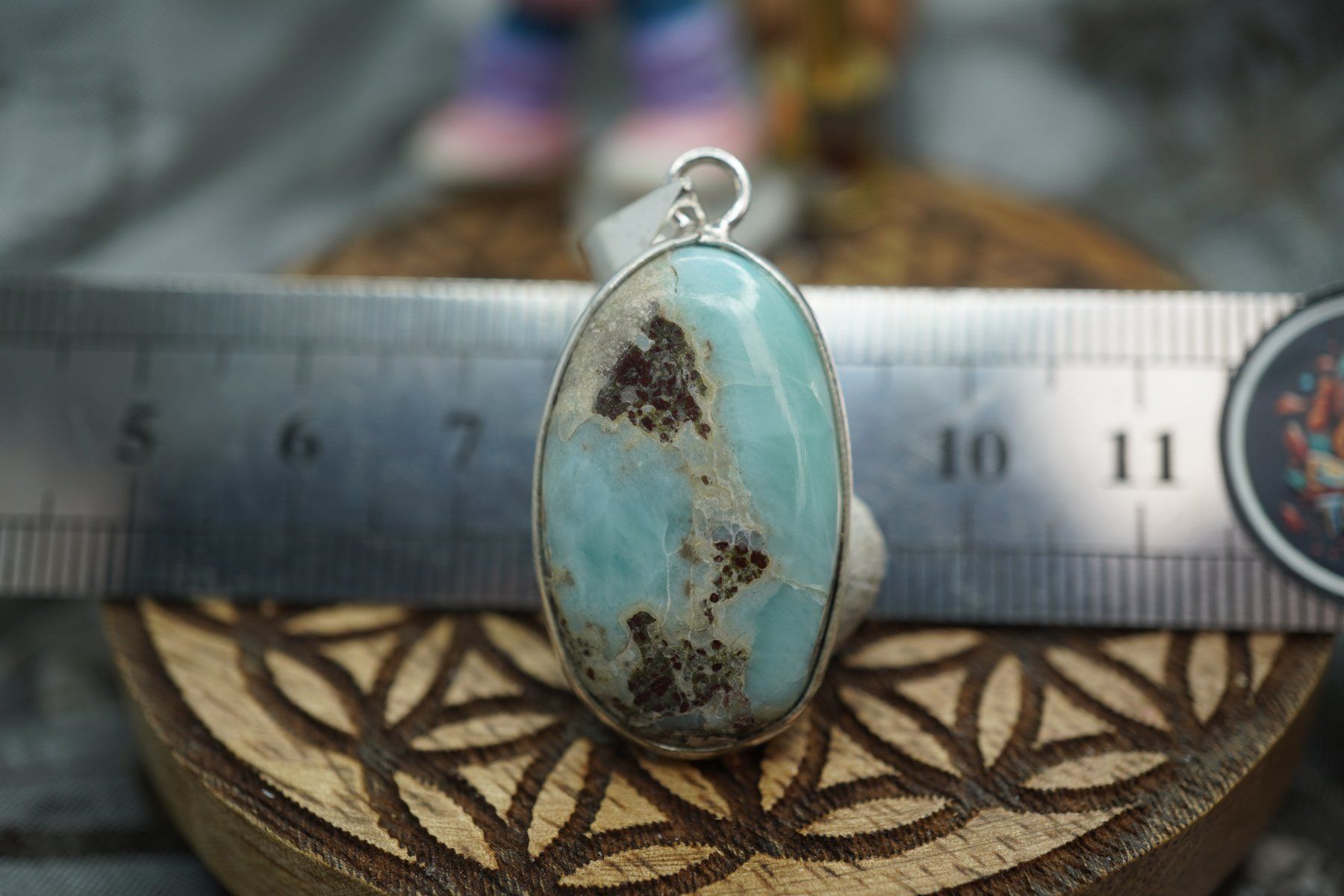 Ciondoli: Larimar oval     Anhänger   ab  1.- – Nuovo e nell'imballaggio originale da Eschenbach SG venduto da topstone 2