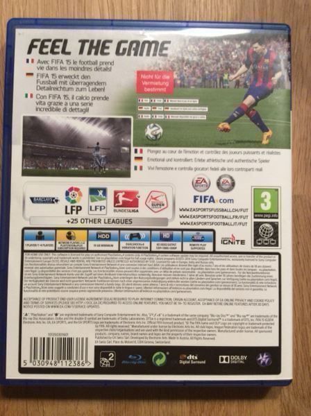 Sony Spiele: FIFA 15 für Sony PlayStation 4 – Gebraucht aus Kestenholz von Inna09 1