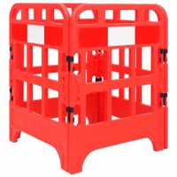Absperrgitter Baustelle rot