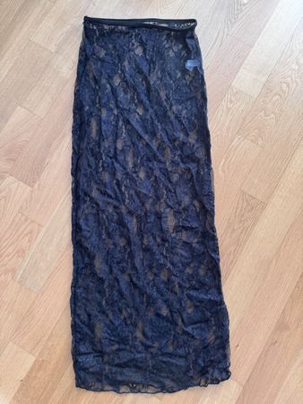 Rock spitze schwarz Gr xs