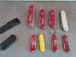 1 x Wenger 1967/ 7 x Victorinox Sackmesser Konvolut Nachlass