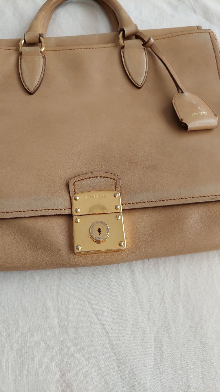 Miu Miu Borse da donna: MIU MIU AW2007 top handle beige bag – Usato da Lausanne venduto da l0ok0co0l 1