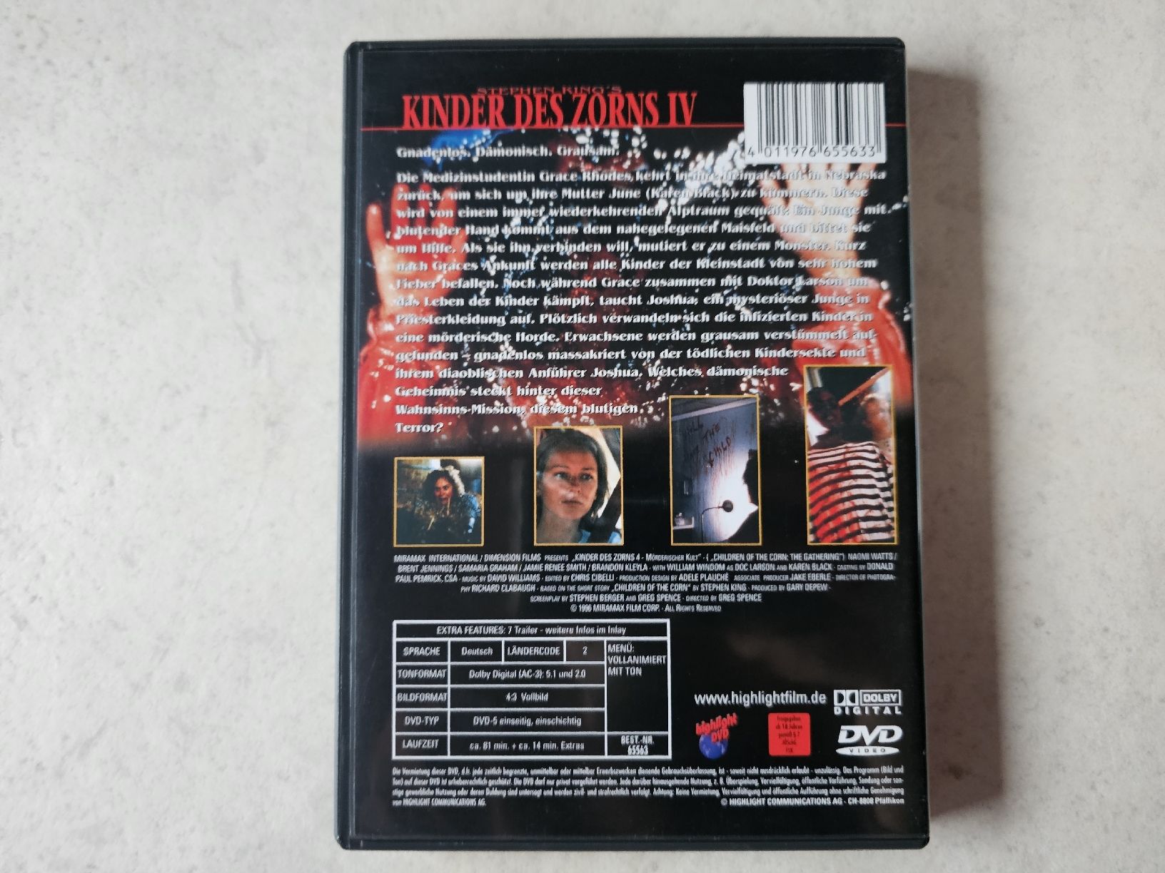 Tutti i DVDs: Kinder des Zorns 4  (Stephen King) – Usato da Schneisingen venduto da backstore24 1