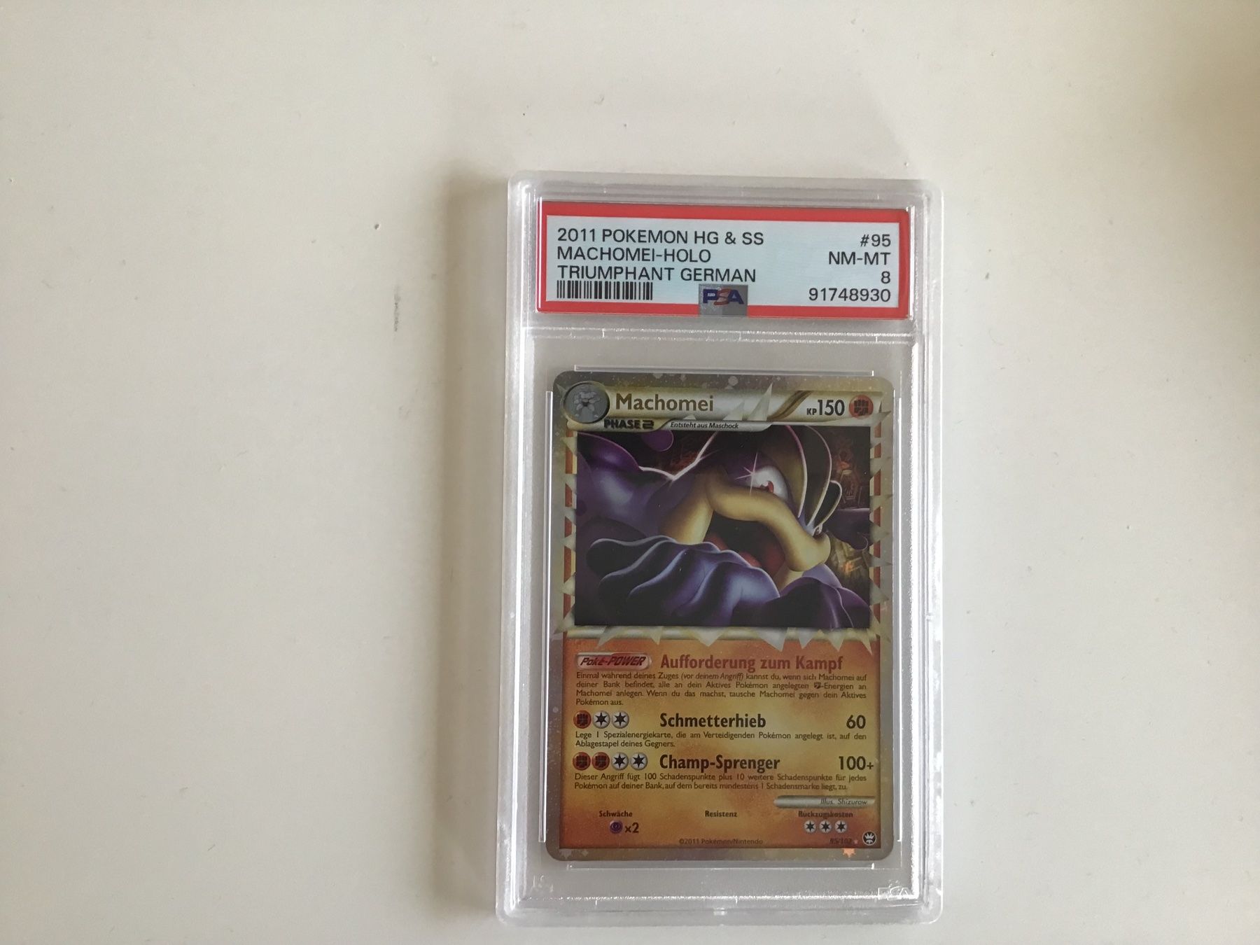 Pokémon Carte collezionabili: Machamp PSA 8 – Usato da Feldbrunnen venduto da car_p5h7