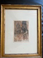 Original Handzeichnung «Studie» Max Mayrhofer ca. 1935