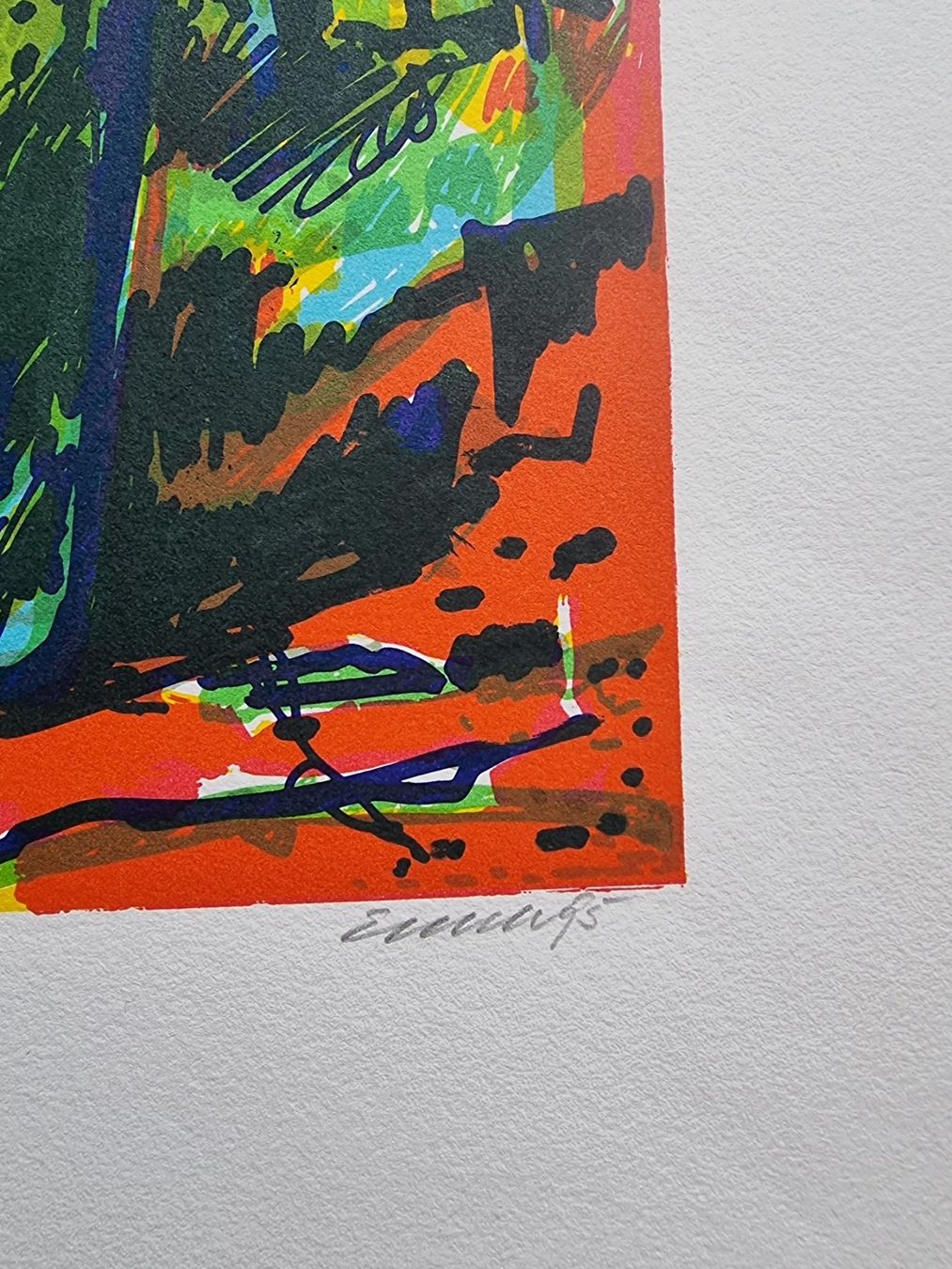 Grafica & Litografie: WALTER EMCH LITHOGRAPHIE SIGNIERT NUMMERIERT – Usato da Gersau venduto da grafik-kunst 2
