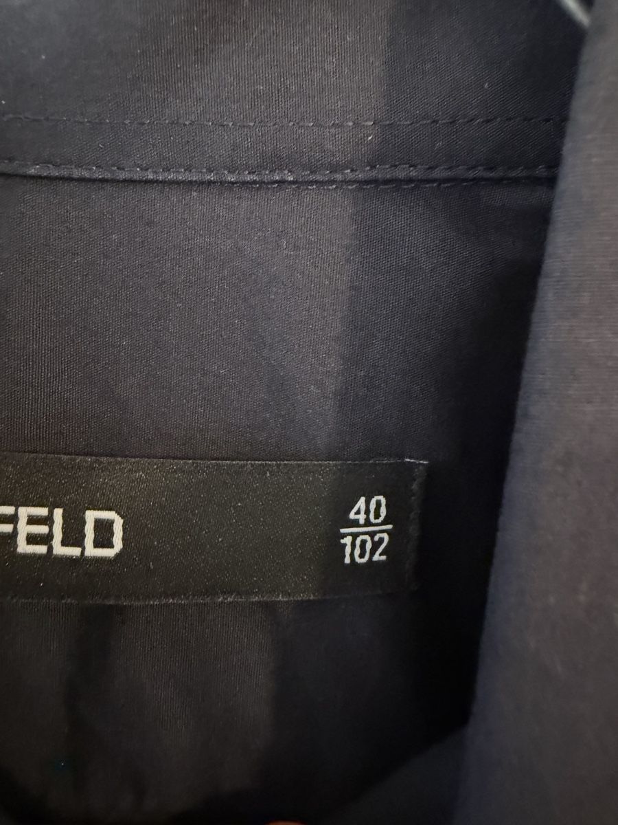 Karl Lagerfeld Camicie: Camicia Karl Lagerfeld uomo taglia 40 blu – Usato da Lugano venduto da can_xdd8 3