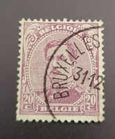 Belgien alte briefmarke