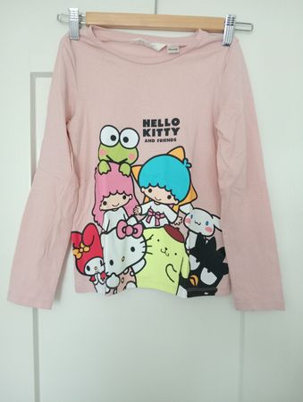 H&M Hello Kitty & Friends Langarmshirt Gr. 122/128 - wie neu