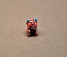 Charm kleiner Drache rosa +Garantie