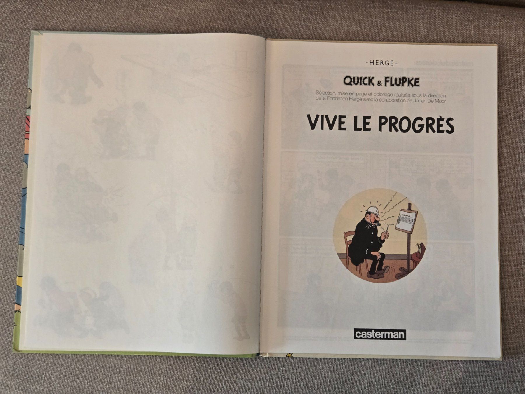 Comics: Quick & Flupke N°4 - Vive le progrès – Gebraucht aus Crémines von Blakedrake 4