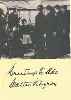 Walter Pidgeon 1897-1984 Autogramm signiert Karte 10x15cm