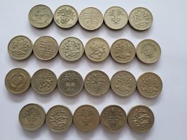 Münzen aus Großbritannien - 1£ Lot 1