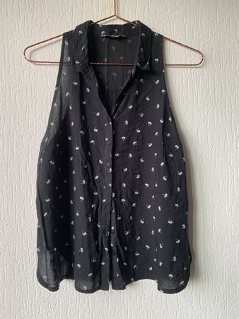 Chemise sans manches 🌴🖤 palmier - taille L