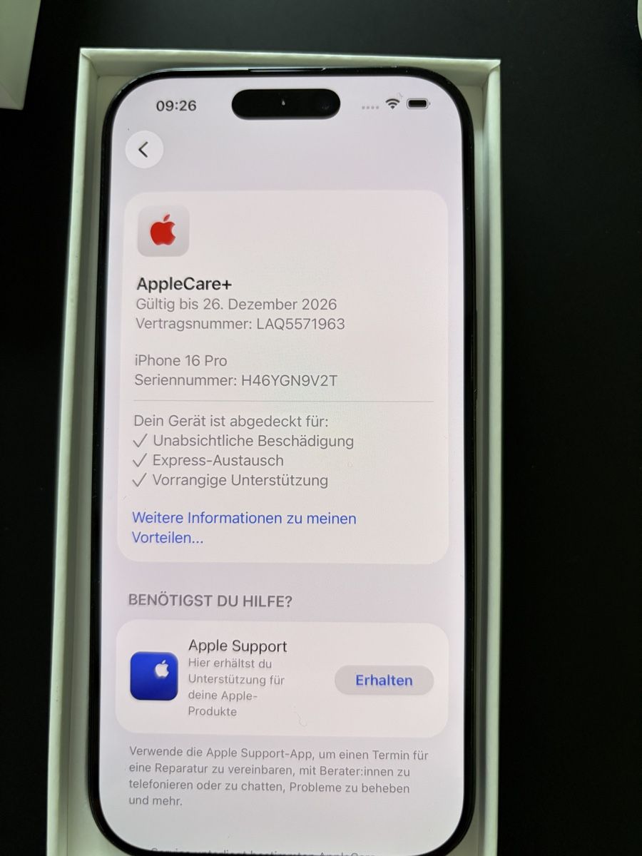 Apple Handys / Smartphones: iPhone 16 Pro 512 GB schwarz mit Apple Care+ – Gebraucht aus Arni AG von eiskoenig24 6