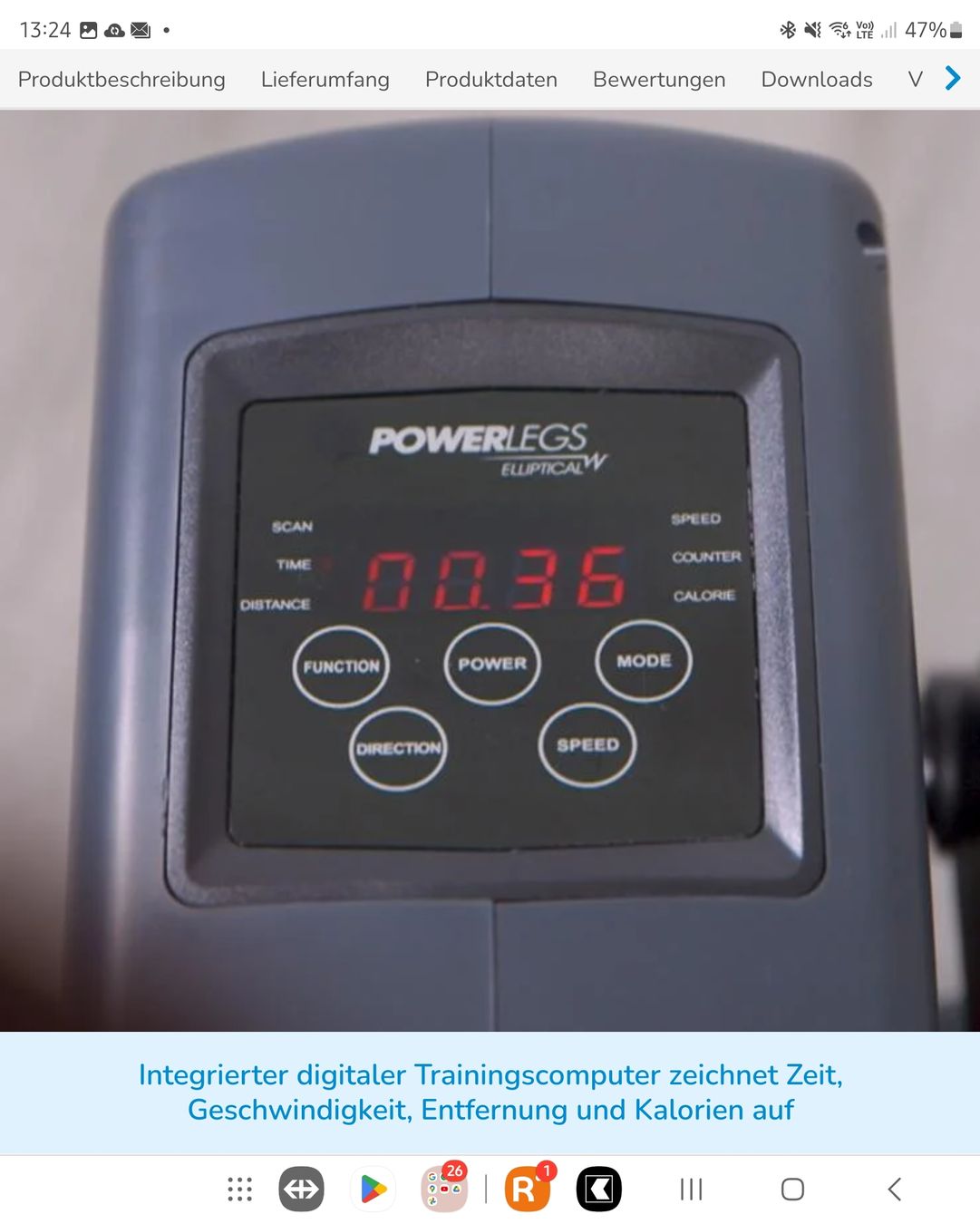 Hometrainer: Vibro Legs Elliptical von Mediashop – Gebraucht aus Binningen von Hofka64 1