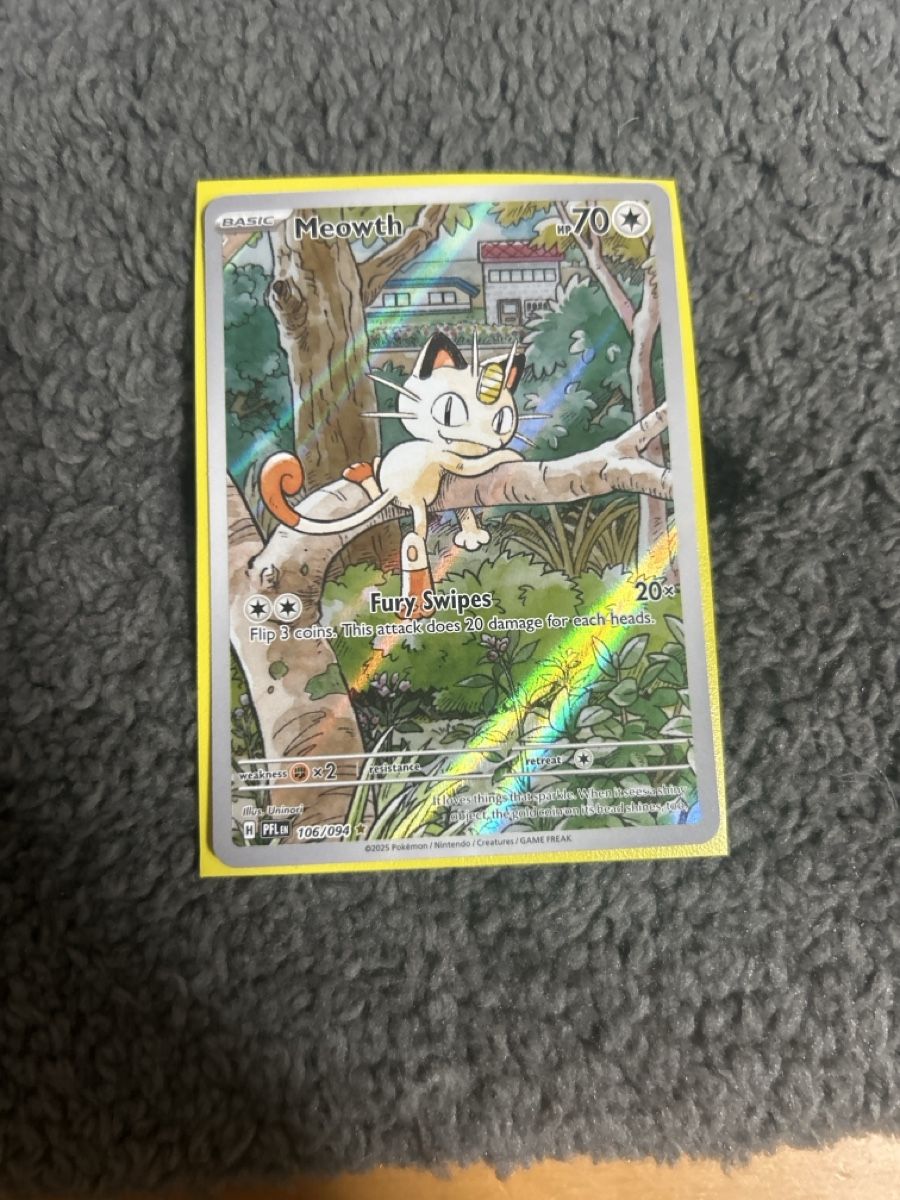 Pokémon Carte collezionabili: Meowth (PFL 106) EN – Nuovo (secondo la descrizione) da Thun venduto da ken2009 2
