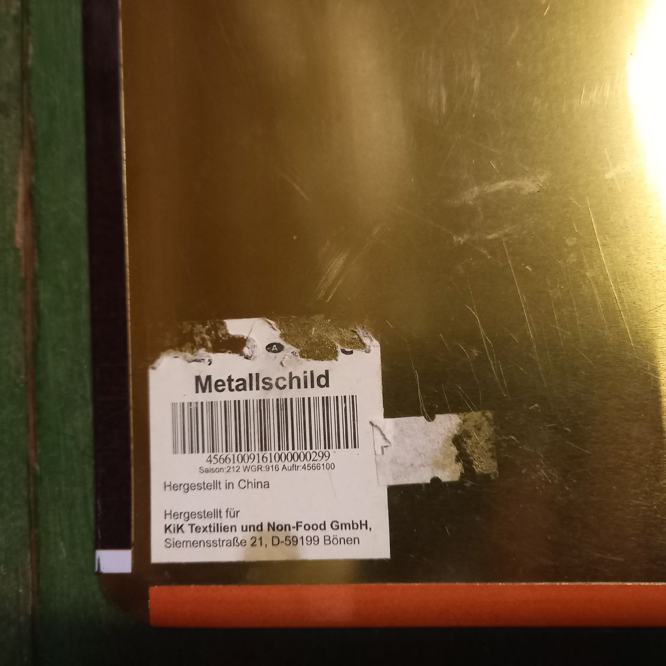 Insegne: Gebrauchtes Metallschild "Chaos" - Spruch - Witzig - – Usato da Galgenen venduto da Allerlei8854 2