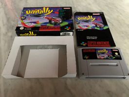 UNIRALLY SPIEL FÜR SUPER NINTENDO IN ORIGINALSCHACHTEL