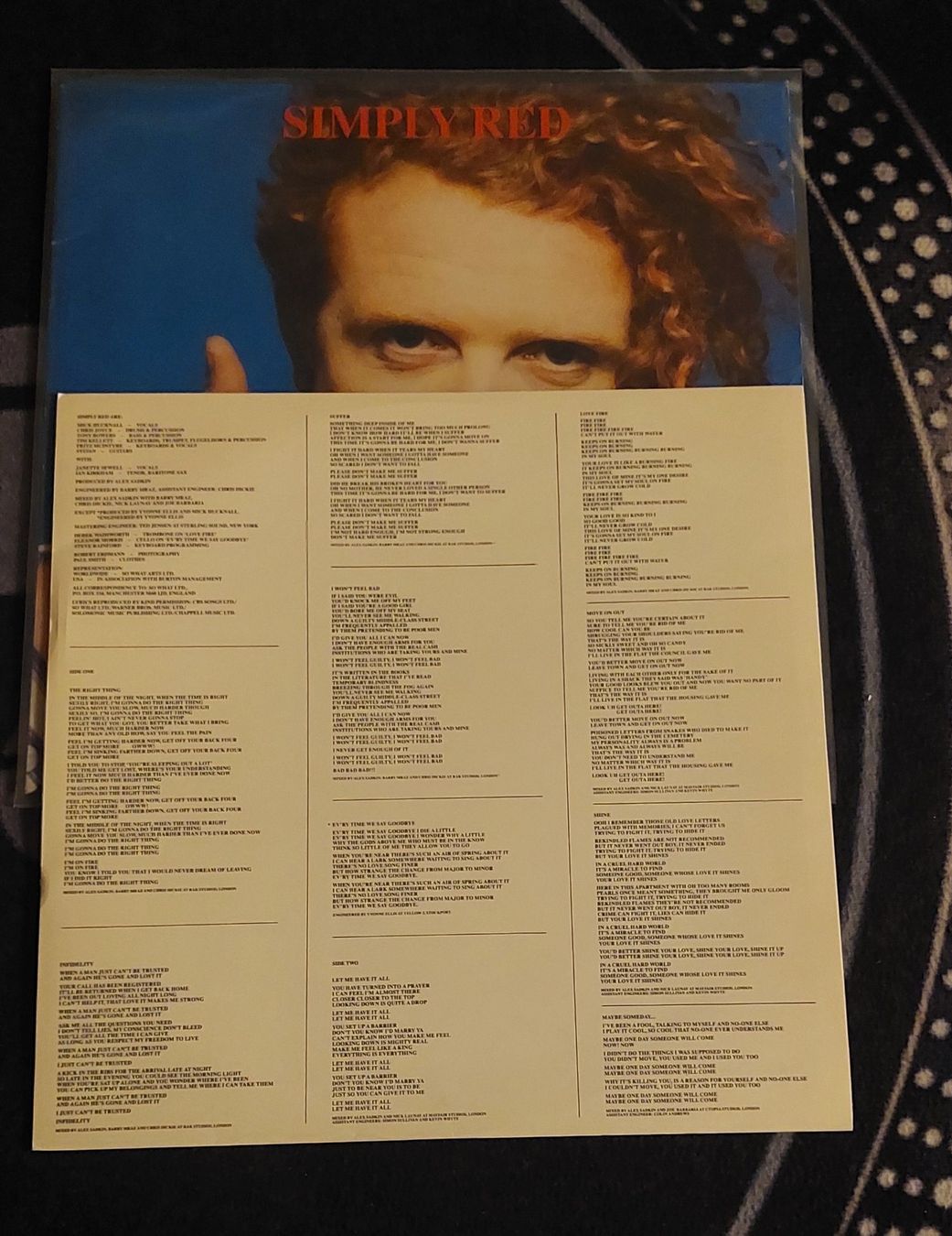 Schallplatten: SIMPLY RED:"MEN AND WOMEN" LP(1987) – Gebraucht aus NENDELN von Vinylandmote 3