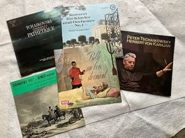 Lot de 5 disques vinyles 33 tours vintage musique classique