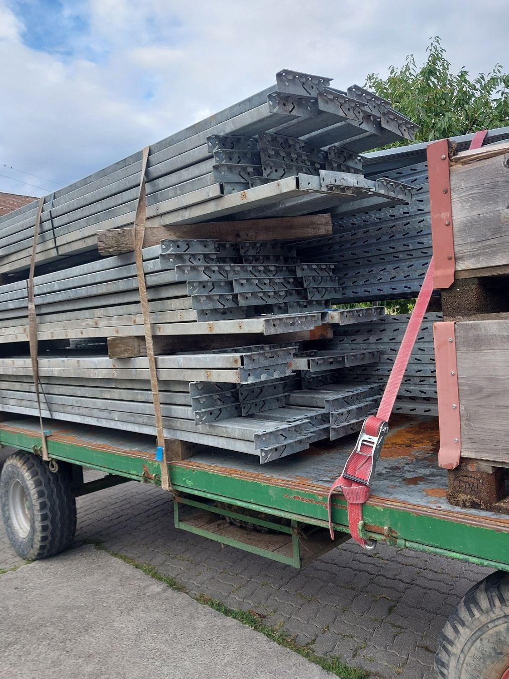Regale: Hochregallagergestell verzinkt mit Dach – Gebraucht aus Radelfingen von Kochi 5
