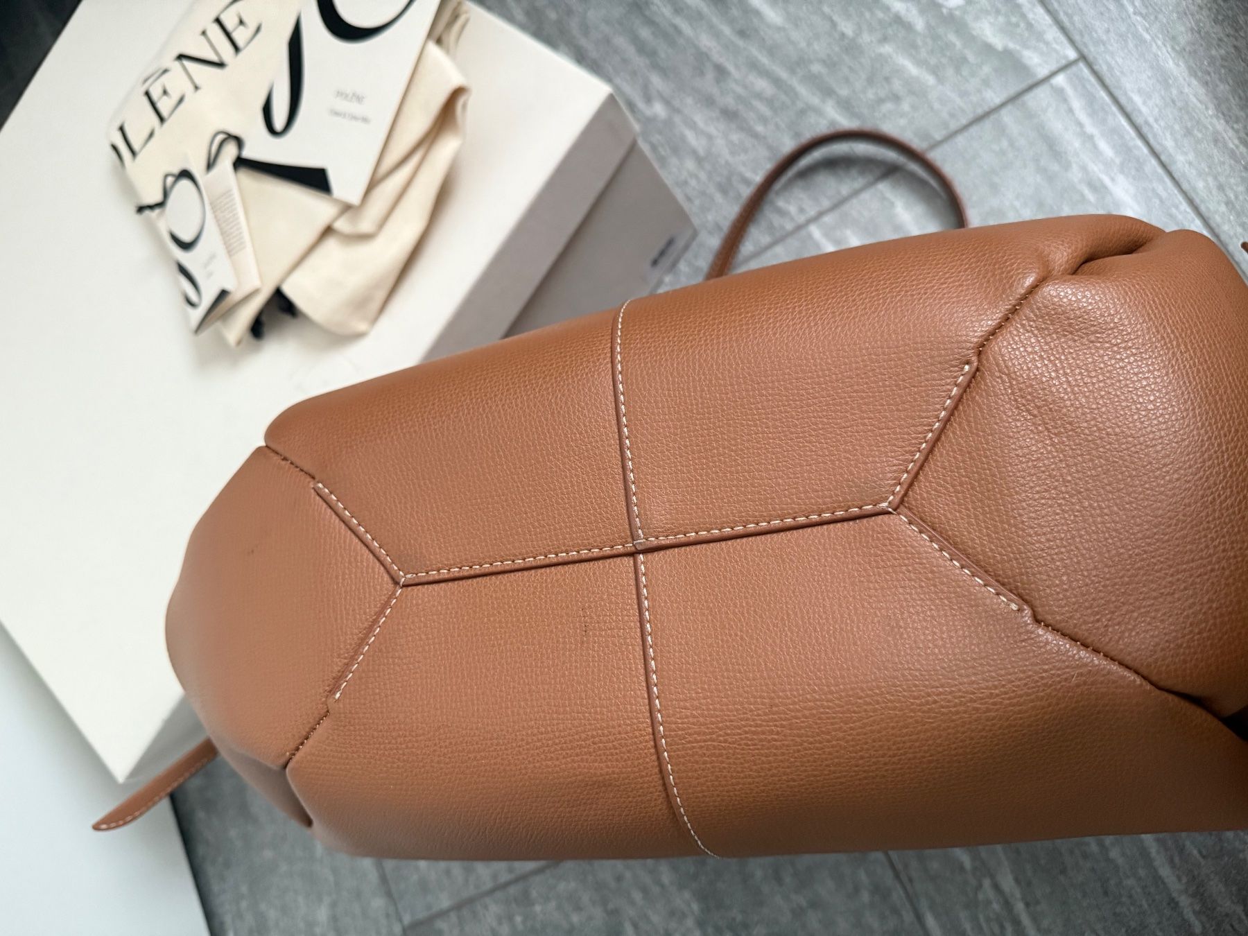 Polène Borse da donna: Polene Cyme - Textured Camel Fullset – Usato da Wangen ZH venduto da seretdn 6