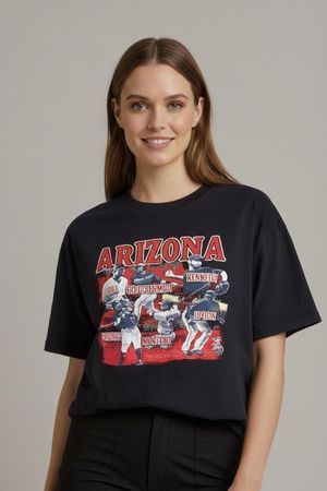 Vintage Arizona Baseball Team T-Shirt - Größe L