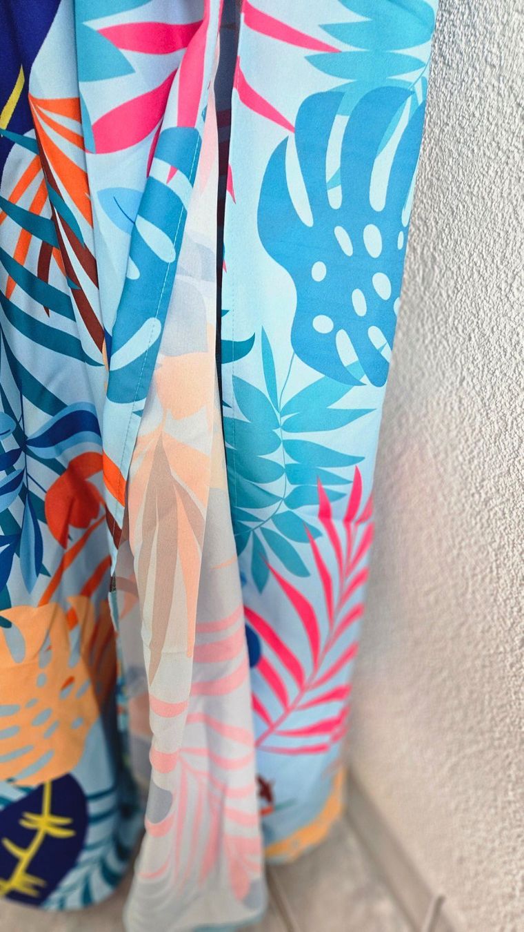 Kleider: Sommerliches Maxikleid mit Muster, Grösse 40 Blau – Gebraucht aus Gossau ZH von fashiontwo 5
