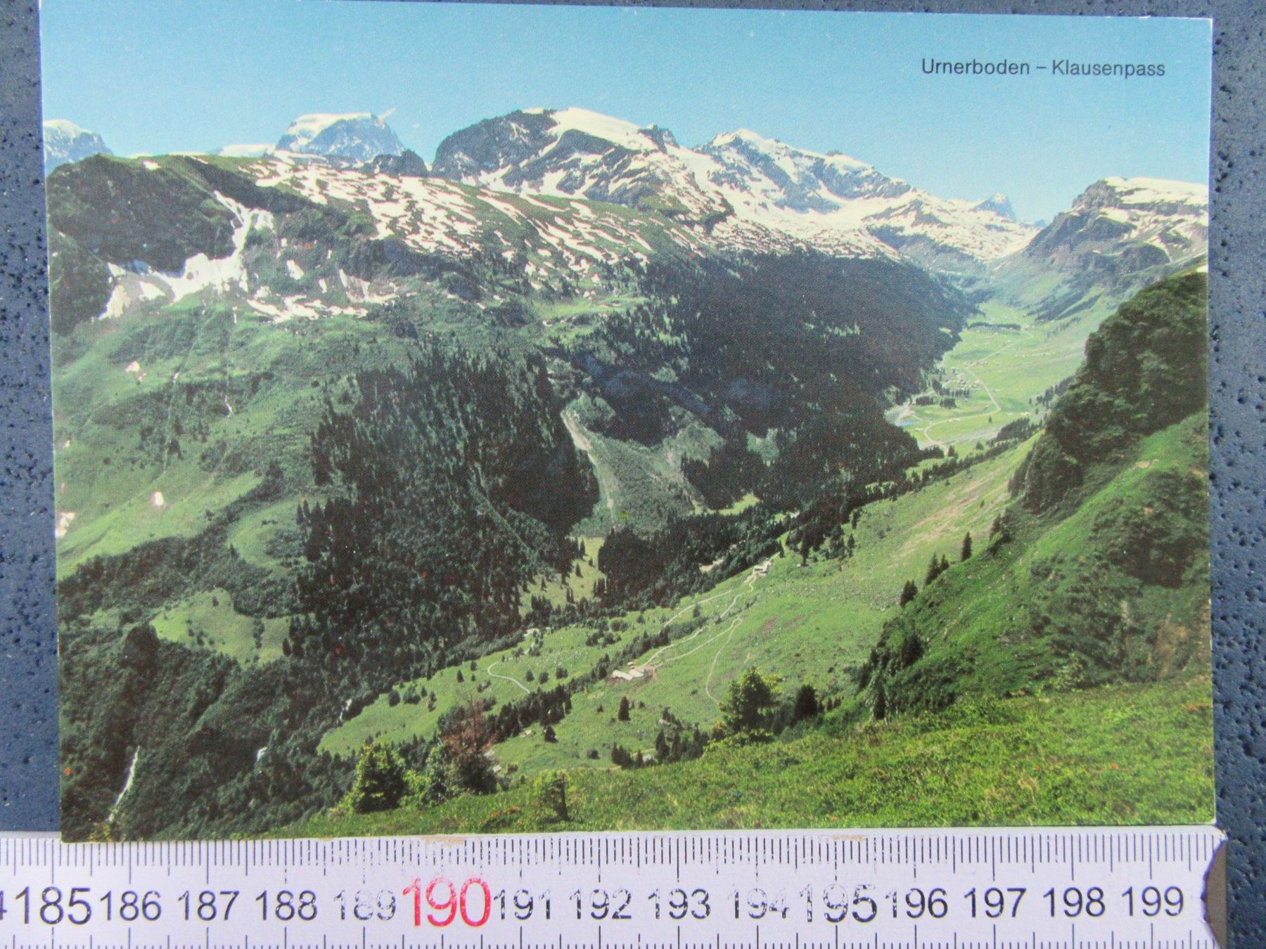 Cartoline postali: KLAUSENPASS UNERBODEN URI AK – Usato da Ettingen venduto da Hausi4711