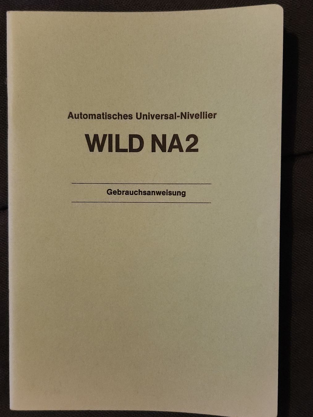 Wild Misurare: Niveau automatique Wild NA2 – Usato da Yverdon-les-Bains venduto da ram_jv8f 5