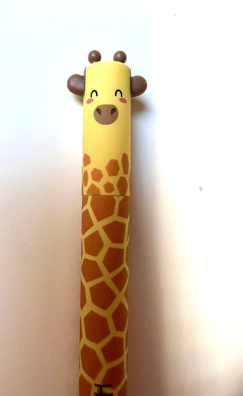 Legami Penna & Evidenziatori: 1x stylo Legami Girafe – Nuovo e nell'imballaggio originale da Bernex venduto da euma1976