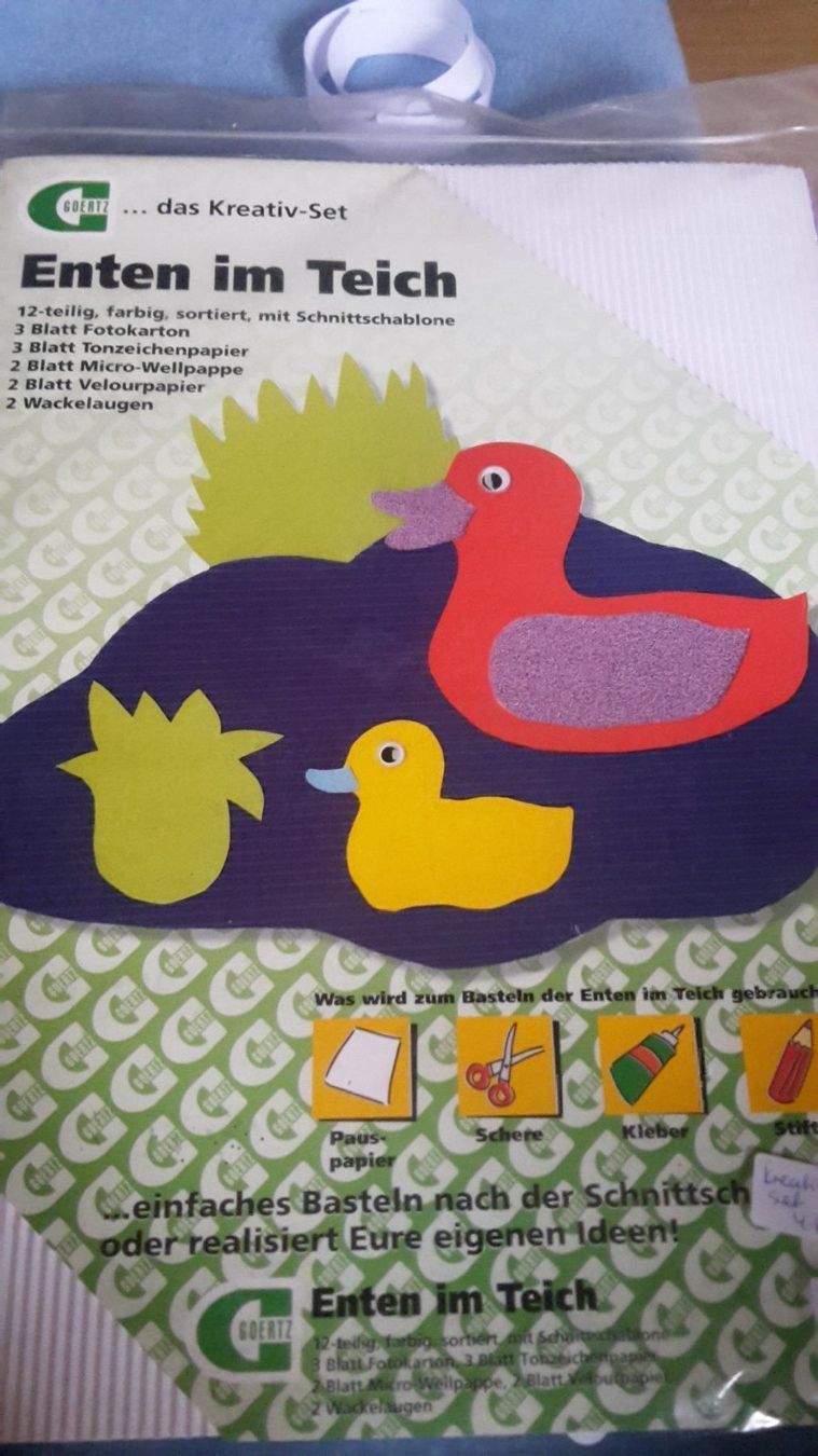 Bastelsets: Kreativset Enten in Teich – Neu und originalverpackt aus Schwarzenburg von Flamingo07