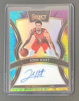 NBA Josh Hart 2019 Select Tie-Dye On Card Auto /25 Knicks