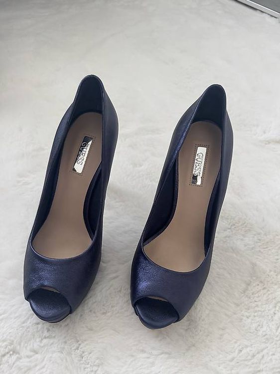 Escarpins Guess Carrie En Serpent Violet - Talon Aiguille 7.5 US