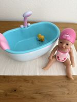 Baby Badewanne mit Puppe und Ente gutem Zustand