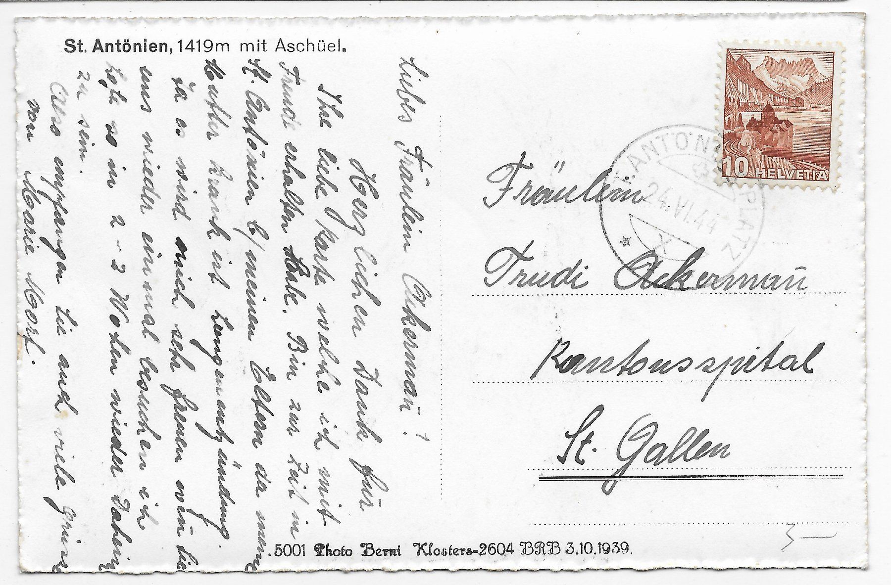 Cartoline postali: Gräppelensee mit Schafberg um 1939 – Usato da Hefenhofen venduto da Richsalz 1