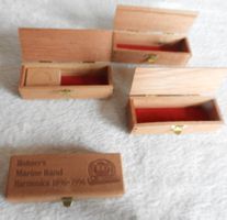 HOLZKISTLI MUSIK HOHNER'S MARINE BAND 3+1, 100 JAHREN