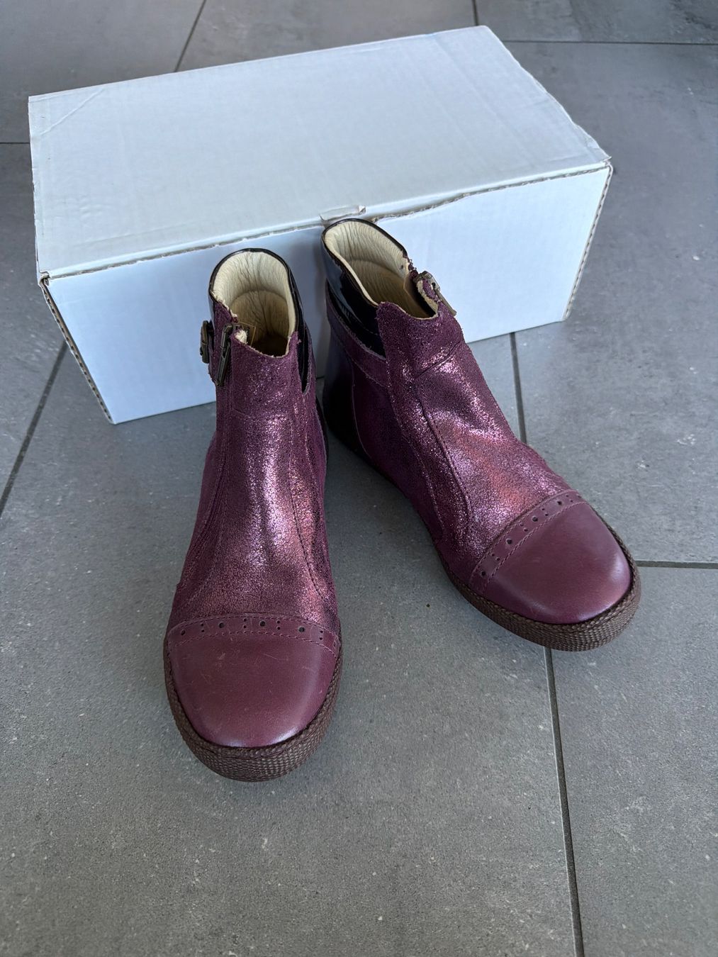 Primigi Chaussures filles: Neue Primigi Leder-Stiefelte – Neuf avec emballage d'origine à Steffisburg par elle013 2