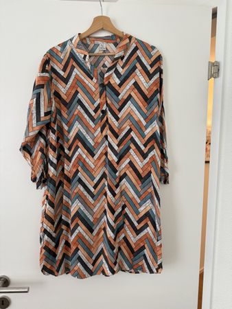 Leichte Tunika Sommer Baumwolle Thailand M L Hemd Bluse