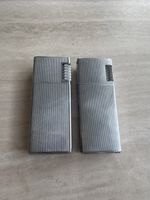 2 Feuerzeuge  Set Silberfarben