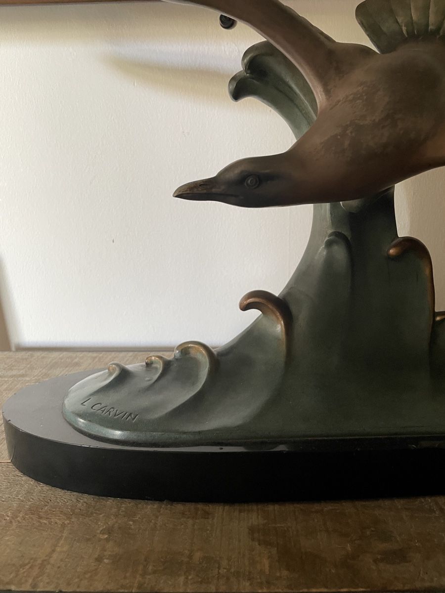 Skulpturen & Statuen: Grosse Bronze Möwe Art Deco L Carvin – Gebraucht aus Benken SG von tame_impala 6