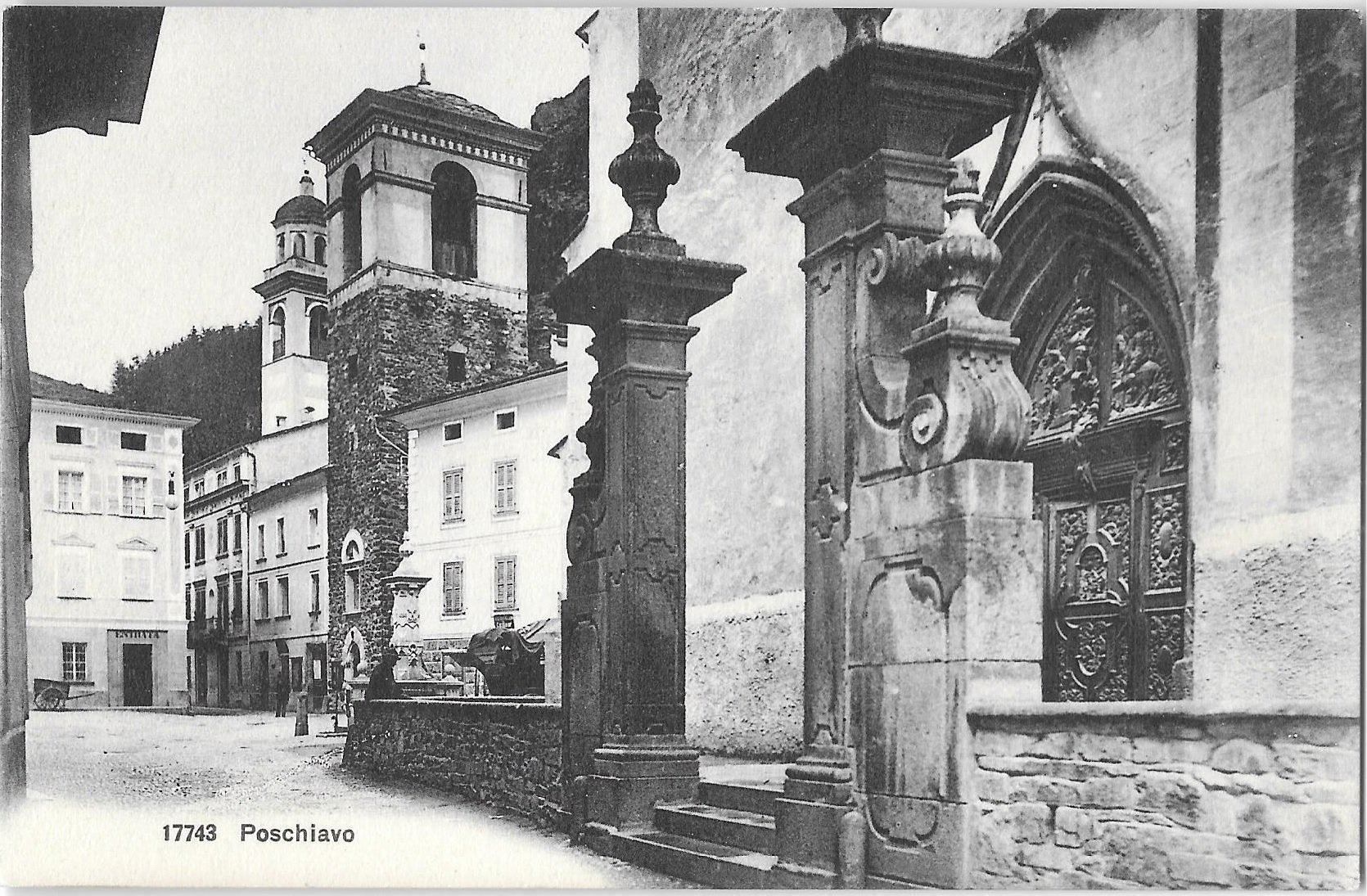 Cartoline postali: Poschiavo Teilansicht – Usato da Olten venduto da clotaldi
